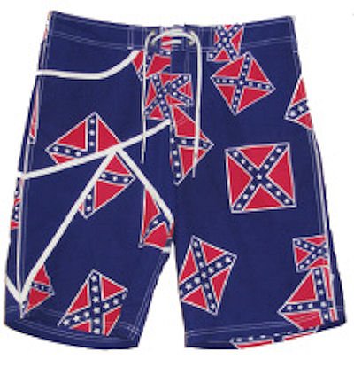 Confederate Flag Casual Lounging Shorts with Drawstring NEW