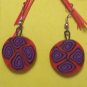 Red and purple swirlies