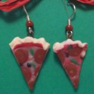 Pizza slice earrings