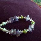 Amethyst and glassbeads necklace