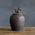 Take The Lead In Stoneware Retro Large Tea Caddy Household Sealed Moisture-proof
