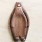 Cute Bear Wood Board Bread Plate Block Bear Shape Tray Black Walnut Cutting Board Table
