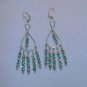 Large Emerald Swarovski Crystal Chandelier Earrings