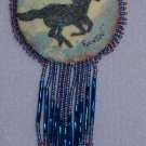 Handpainted Fringed Horse Pin