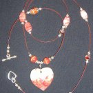 Marbled Heart Pendant
