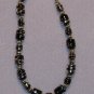 Man's Black and Silver Bracelet