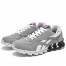 Men's Vintage Style Athletic Sports Running Fashion Sneakers Suede Grey Size 10