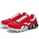 Men's Vintage Style Athletic Sports Running Fashion Sneakers Suede University Red Size 10