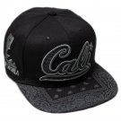 CALI Baseball Cap Bandana Paisley Snapback Hat Adjustable Hip Hop Style