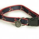 St Louis Cardinals Logo Dog Collar Size Medium/Large