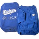 Los Angeles Dodgers #1 Fan Dog T-Shirt Size Small
