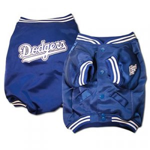 Los Angeles Dodgers MLB Dog Baseball Jacket Coat Size Large
