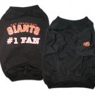 San Francisco Giants #1 Fan Dog T-Shirt Size Medium