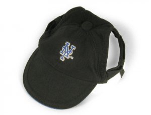 New York Mets Logo Dog Baseball Cap Hat Size Small