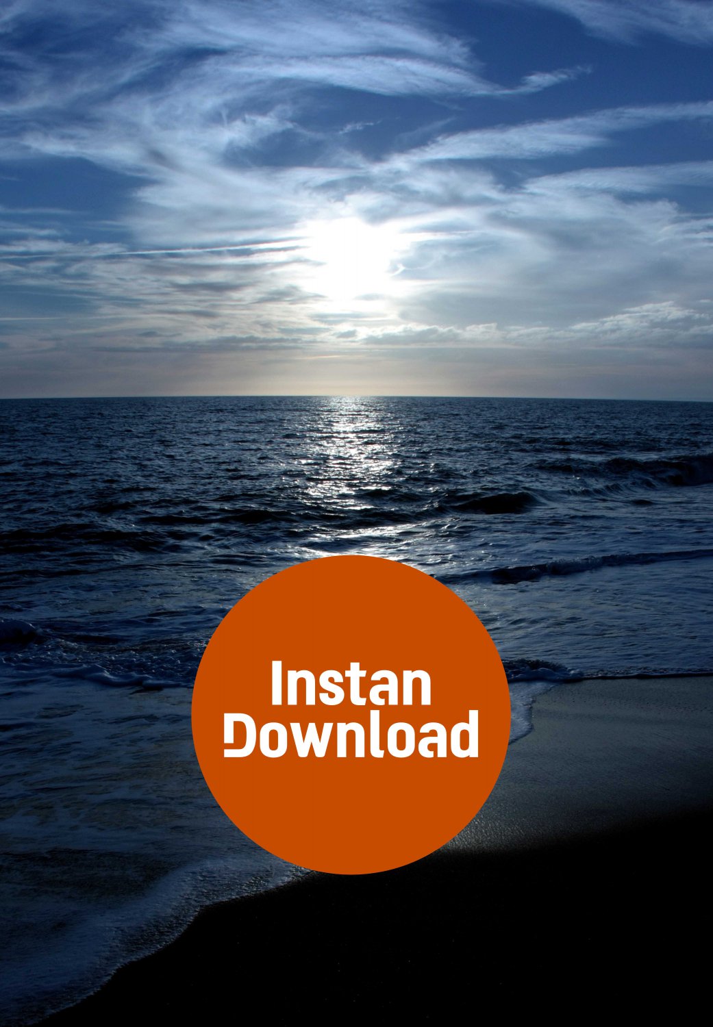Moonlit Serenade: Silvery Sunset at the Beach