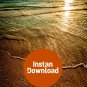 Sunset Glow: Gentle Tides on the Golden Shore