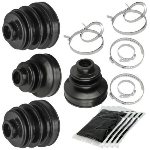 2 Rear Axle Inner Outer CV Boot Kit for Kawasaki Teryx 750 KRF750 4X4