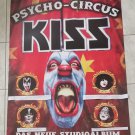 KISS PSYCHO-CIRCUS GERMAN ORIGINAL LIC. PROMO CONCERT POSTER 23 X 33 INCHES!!