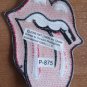 THE ROLLING STONES ORIGINAL LIC. TONGUE 2006 2.3/4 X 3. 3/4 INCHES!! IRON ON OR CAN BE SEW-ON PATCH