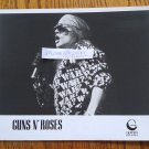 GUNS N' ROSES PROMO BLACK AND WHITE 8 X 10 INCHES GLOSSY PHOTO!! RARE!! GUNS N' ROSES PROMO BLACK AND WHITE 8 X 10 INCHES GLOSSY PHOTO!! RARE!!