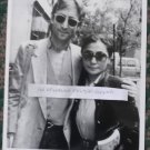 THE BEATLES JOHN AND YOKO WEARING SUNGLASSES VINTAGE 8 X 10 INCHES GLOSSY BLACK AND WHITE PHOTO!!