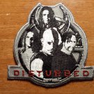 DISTURBED LIC. ORIGINAL FELT EMBROIDED 3 X 3 INCHES IRON-ON PATCH 2004!!