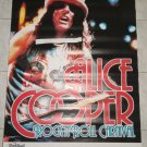 ALICE COOPER PROMO ORIGINAL ROCK N' ROLL CARNIVAL 23 1/4 X 33 INCHES POSTER 1997!! RARE!!