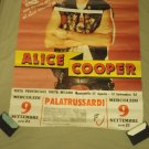 ALICE COOPER ORIGINAL TOUR POSTER FROM ITLAY SUPER HUGE 26 1/2 X 39 1/4 INCHES!!