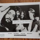 SOUNDGARDEN PROMO WITH CHRIS CORNELL BLACK&WHITE 8X10 INCHES WITH KIM'S HAND UP PHOTO!!