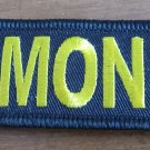 RAMONES ORIGINAL LIC. 2004. 1  1/4 X 4 INCHES IRON-ON PATCH!! VERY RARE!!