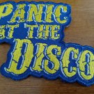 PANIC AT THE DISCO EMBROIDERED ORIGINAL LIC. 4 X 2 3/4 INCHES PATCH!! 2006!!  VERY RARE!!