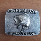 GREEN DAY BELT BUCKLE NEW WITHOUT TAGS MEASURES 3 1/4"L X 2.5"W AND FITS A 1.5" BELT. ONE ONLY!! GREEN DAY BELT BUCKLE NEW WITHOUT TAGS MEASURES 3 1/4"L X 2.5"W AND FITS A 1.5" BELT. ONE ONLY!!