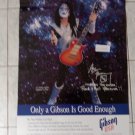 KISS-ACE FREHLEY ORIGINAL PROMO 2 DIFFERENT SIDED 18 X 24 INCHES POSTER!! VERY RARE!!