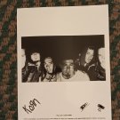 KORN PROMO 8 X 10 INCHES GLOSSY BLACK AND WHITE PHOTO!! 1994!!