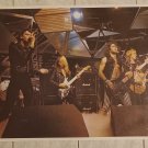 IRON MAIDEN VINTAGE 21 1/2 X 30 3/4 INCHES LIVE ON STAGE POSTER!!