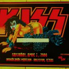 KISS ORIGINAL TOUR POSTER HOUSTON TEXAS!! 2000!! 18 X 24 INCHES RARE!!