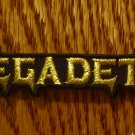MEGADETH ORIGINAL LIC. 1 X 4 INCHES IRON ON OR SEW ON PATCH!!  2006!! EXTREMELY RARE!!