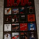 AC/DC LIC. BON SCOTT ALBUM COVERS 36 X 24 INCHES POSTER!! VERY RARE!!