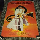 PRINCE PROMO POSTER !! BETCHA BY GOLLY AND RIGHT BACK HERE IN MY ARMS!! POSTER!! 40 X 60 INCHES!!