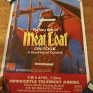 MEAT LOAF TOUR POSTER ORIGINAL 1999!! 39 1/4 X 55 INCHES! HUGE POSTER!! VERY RARE!!
