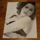 GILLIAN ANDERSON FROM X-FILES BLACK AND WHITE 24 X 31 1/4 INCHES POSTER!!  EXTREMELY RARE!!