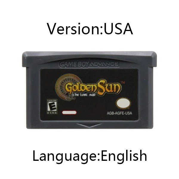 Golden Sun Series GBA Game Cartridge 32-Bit Video Game Console Card The ...