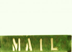 COPPER MAIL SIGN 3" X 12"