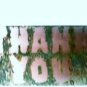 Copper THANK YOU sign 6" x 12"