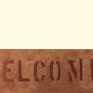 Copper WELCOME sign 4" x 12"