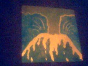 copper art " Eruption"