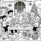 Holiday Coloring Sheets - 1-5