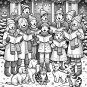 Holiday Coloring Sheets - 1-5