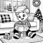 Holiday Coloring Sheets - 1-5