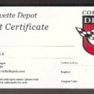 $25.00 - Corvette Depot Gift Certificate